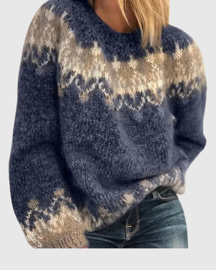 Maja | Nordic Pattern Sweater